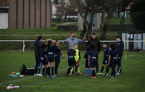 Les U9 se préparent au foot à 8