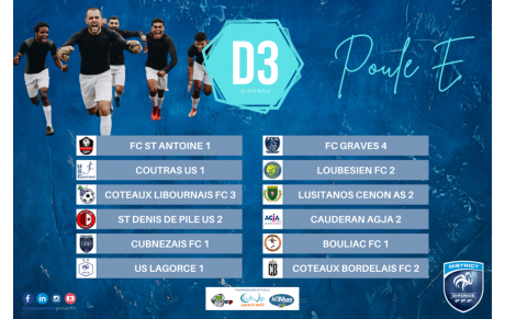 𝗗𝟯 𝗦𝗘𝗡𝗜𝗢𝗥𝗦 – Saison 2021/2022